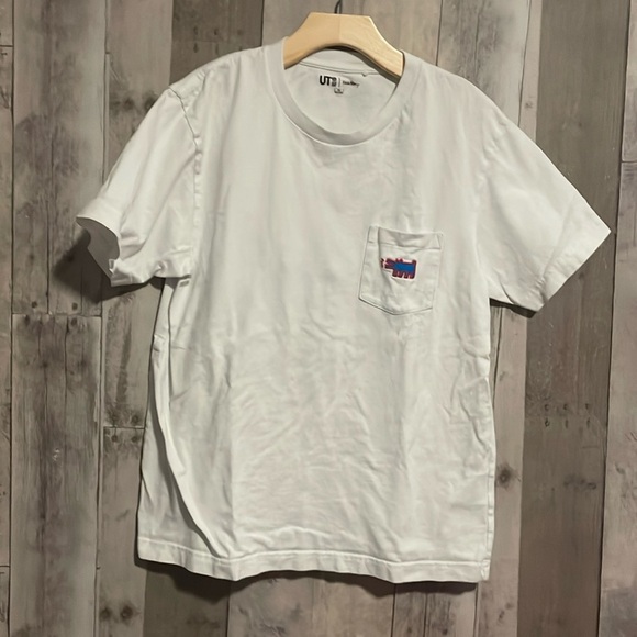 Uniqlo x Keith Haring SPRZ NY Limited Edition Barking Dog Pocket Tee XS - Picture 3 of 8